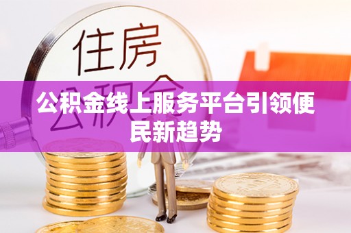 秀洲公积金线上服务平台引领便民新趋势