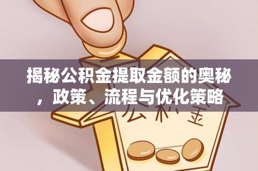 秀洲揭秘公积金提取金额的奥秘，政策、流程与优化策略