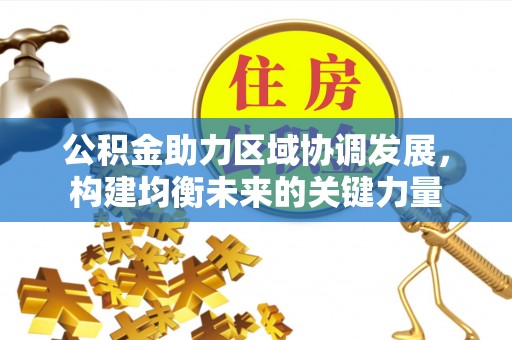 秀洲公积金助力区域协调发展，构建均衡未来的关键力量