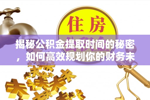 秀洲揭秘公积金提取时间的秘密，如何高效规划你的财务未来