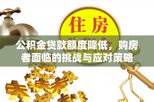 秀洲公积金贷款额度降低，购房者面临的挑战与应对策略
