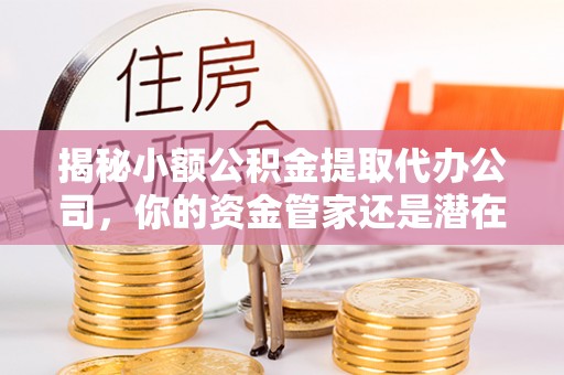 秀洲揭秘小额公积金提取代办公司，你的资金管家还是潜在风险？