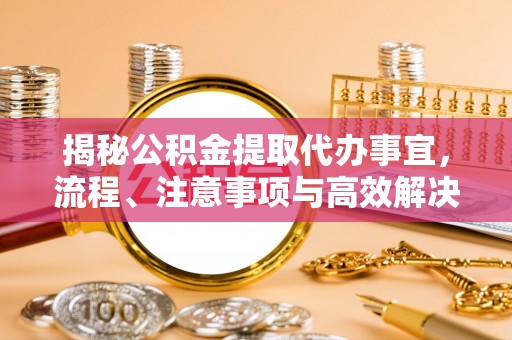 秀洲揭秘公积金提取代办事宜，流程、注意事项与高效解决方案