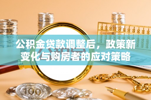 秀洲公积金贷款调整后，政策新变化与购房者的应对策略