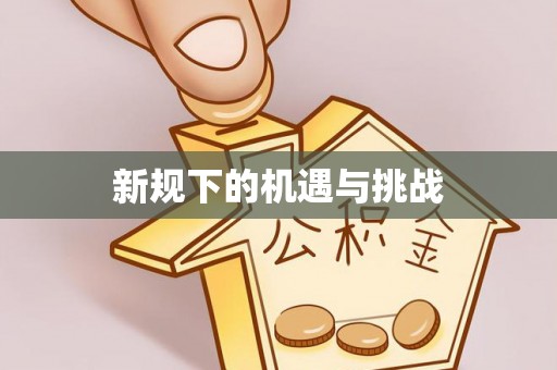 秀洲新规下的机遇与挑战