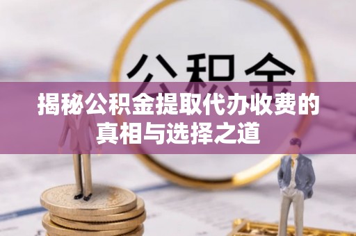 秀洲揭秘公积金提取代办收费的真相与选择之道